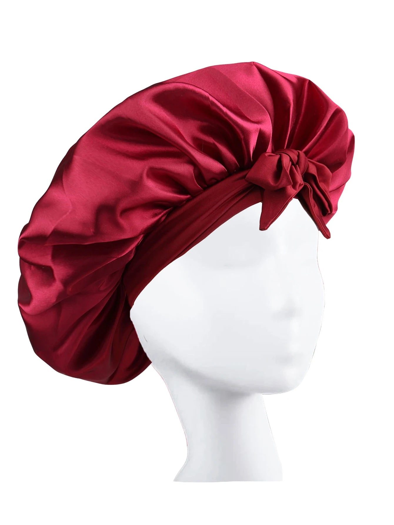 Satin Bonnet Silk Bonnet Adjustable Bonne For Sleeping Hair Bonnet With Tie Band Bonnets For Women Men