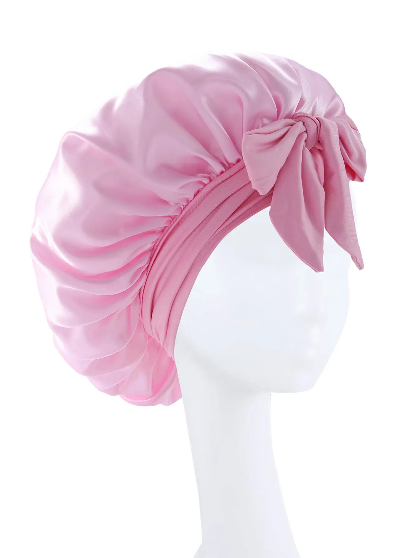 Satin Bonnet Silk Bonnet Adjustable Bonne For Sleeping Hair Bonnet With Tie Band Bonnets For Women Men