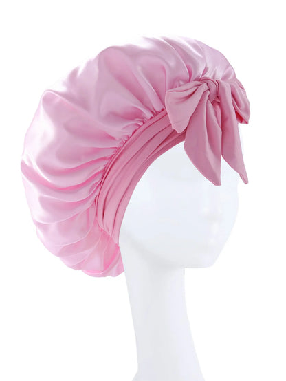 Satin Bonnet Silk Bonnet Adjustable Bonne For Sleeping Hair Bonnet With Tie Band Bonnets For Women Men