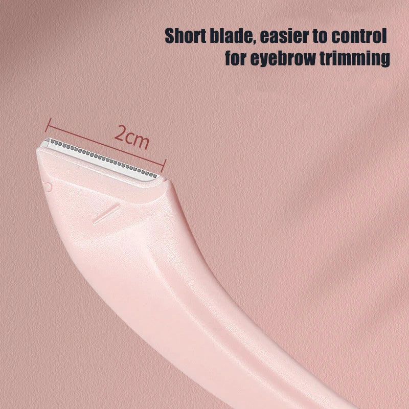 Curved Eyebrow Trimmer Eyebrow Scissors With Comb Stainless Steel Eyebrow Razor Hair Scissors Brow Trimmer Set Make Up Tool