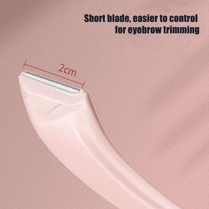 Curved Eyebrow Trimmer Eyebrow Scissors With Comb Stainless Steel Eyebrow Razor Hair Scissors Brow Trimmer Set Make Up Tool