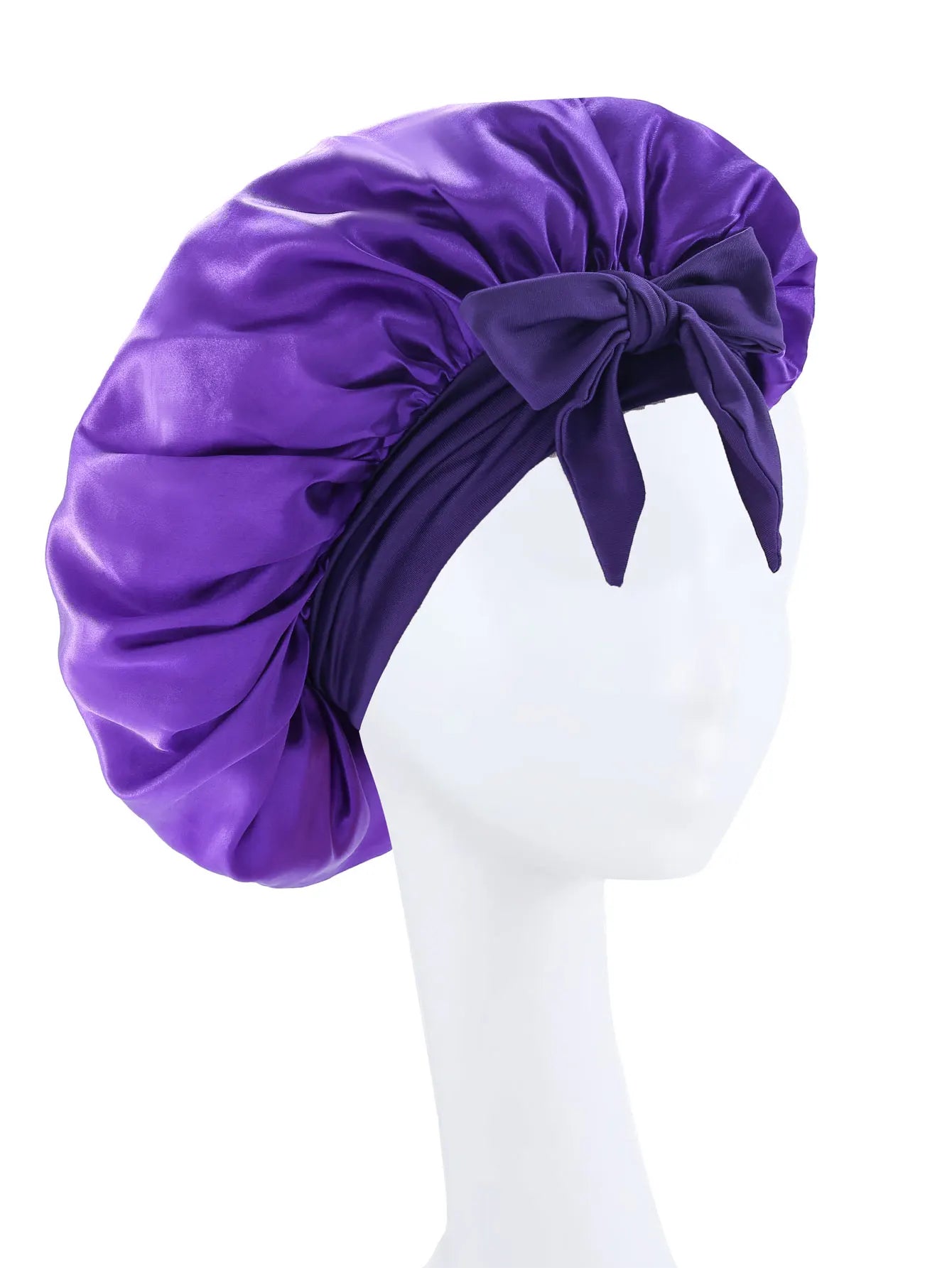 Satin Bonnet Silk Bonnet Adjustable Bonne For Sleeping Hair Bonnet With Tie Band Bonnets For Women Men